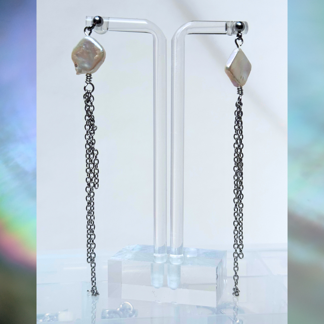 Electric Fringe Dangle Earrings