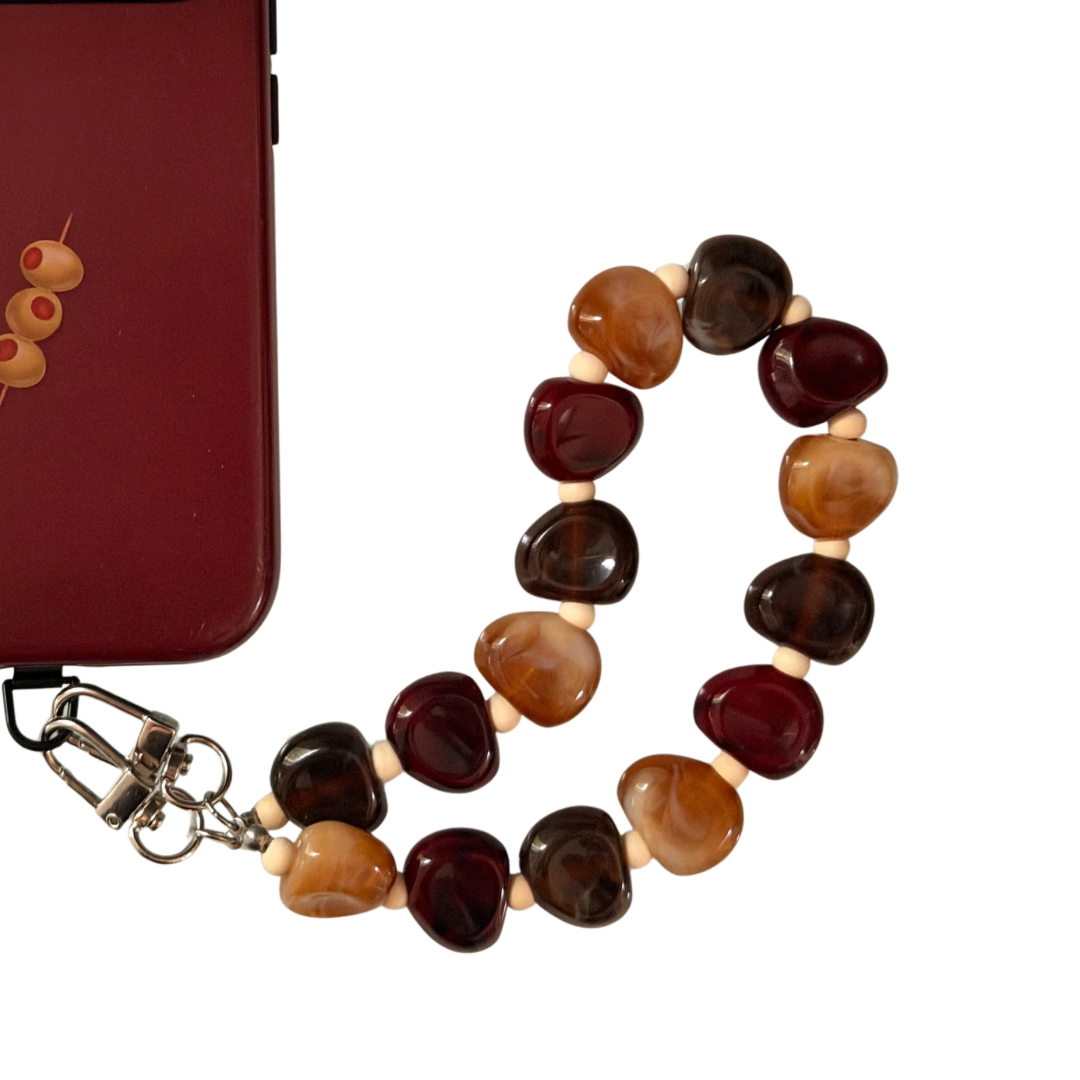 010 - ESPRESSO, AMBER, TOFFEE, DARK CHERRY PHONE CHARM