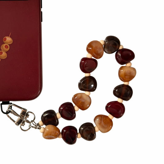 010 - ESPRESSO, AMBER, TOFFEE, DARK CHERRY PHONE CHARM