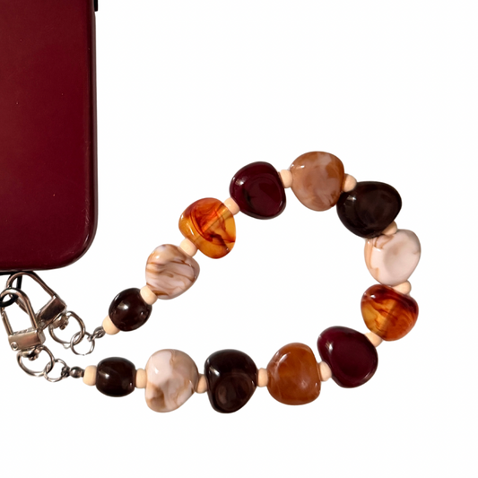 009 - ESPRESSO, AMBER, TOFFEE, DARK CHERRY, IVORY PHONE CHARM