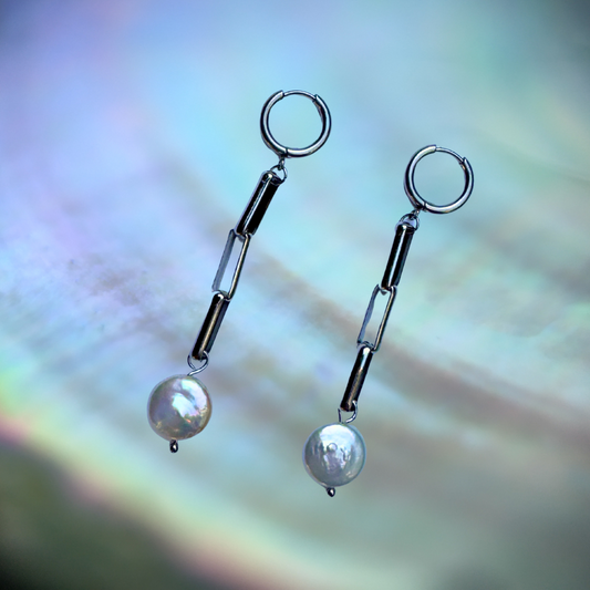 Coin Drop Dangle Earrings