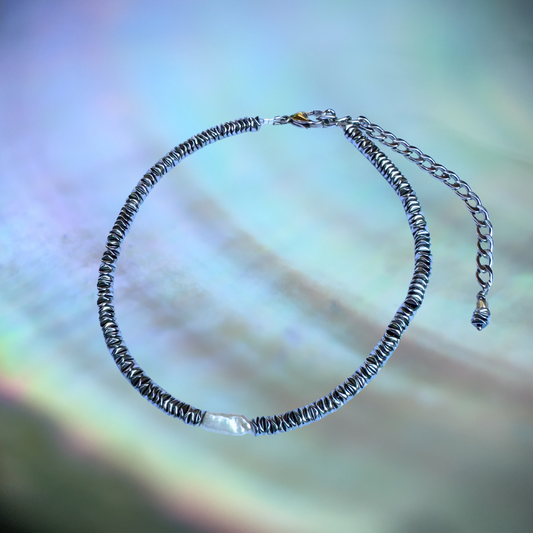 Chrome Current Necklace