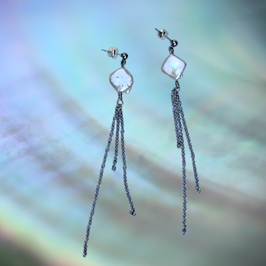 Electric Fringe Dangle Earrings